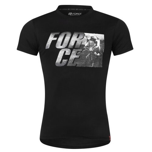 Force Majica spirit kratki rukav., crna xxxl ( 90783-XXXL ) Slike
