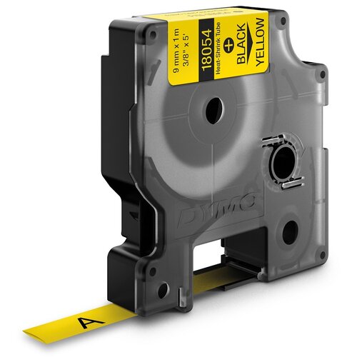Dymo Traka Termo žuta sa crnim tekstom 9mmx1.5m Slike
