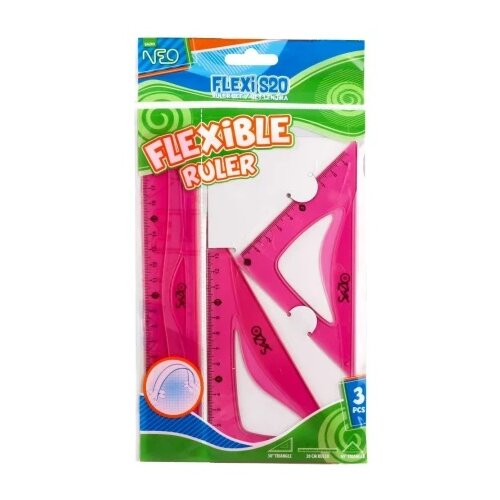 Sazio Neo flexi s20 set lenjira 20cm 3k roze ( B2C04846 ) Cene