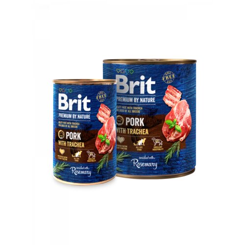 Brit Premium by Nature Pork with Trachea 400g Slike