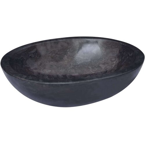 VidaXL Umivaonik crni 53 x 40 x 15 cm mramorni Slike