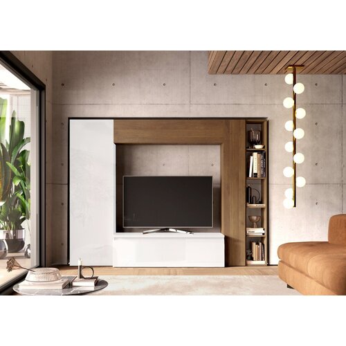 LC Mobili TV komoda bijela/drvo Mercure INFINITY 2.0 900009-BIMR Slike