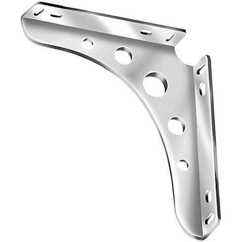 STABILIT delta Line Nosač police (200 x 24 x 200 mm, Opteretivost: 95 kg, Čelik, Bijelo-aluminij) Slike