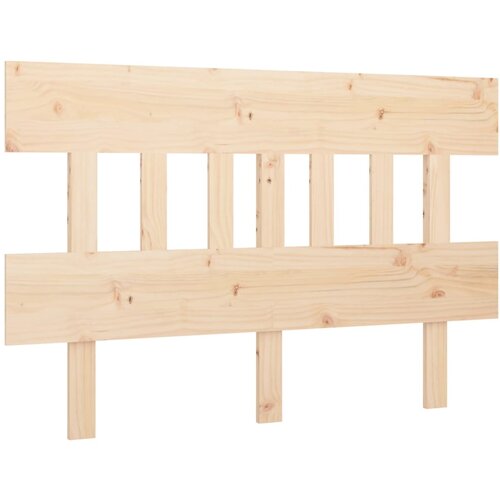 Maison Chic posteljno vzglavje - vzglavna omarica - nočna omarica 123,5x3x81 cm trdna borovina, (21703912) Slike
