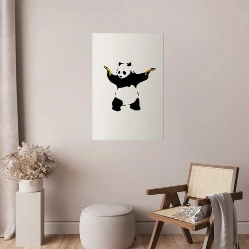  Plakat - Panda with Guns 60x90 Bez okvira s margom Slike