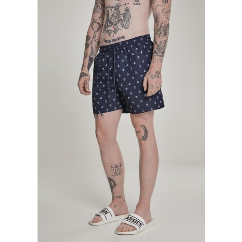 Urban Classics PatternSwim Shorts anchor/navy Cene