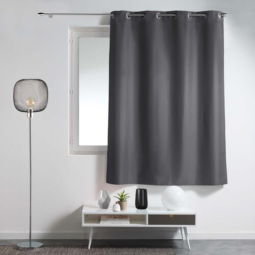 Douceur d int&amp;eacute;rieur Temno siva zavesa 140x180 cm Essentiel &amp;ndash; Slike