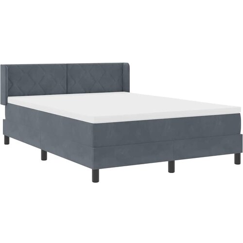  Krevet s opruga kutije Tamno siva 200 x 140 cm Bar&amp;scaron;un Slike