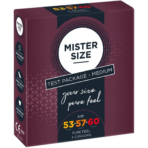 Mister Size - kondomi 53-60mm (3 kosi) Cene