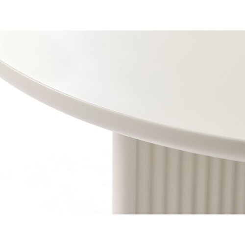 Unique Furniture Svetlo siva okrogla mizica &amp;oslash; 80 cm Palma &amp;ndash; Slike