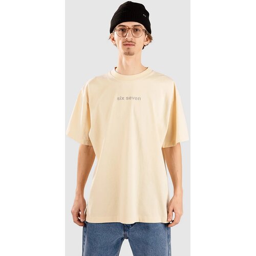 A-Lab Brainrot Six Seven Boxy T-shirt white cap off white Cene