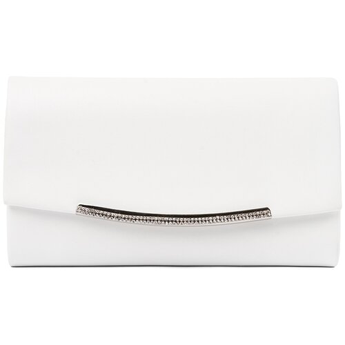 Shelvt White clutch bag with a chain Slike
