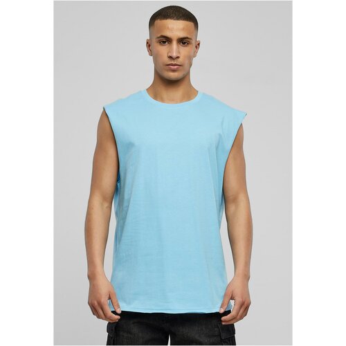 UC Men Baltic blue sleeveless t-shirt with open brim Cene