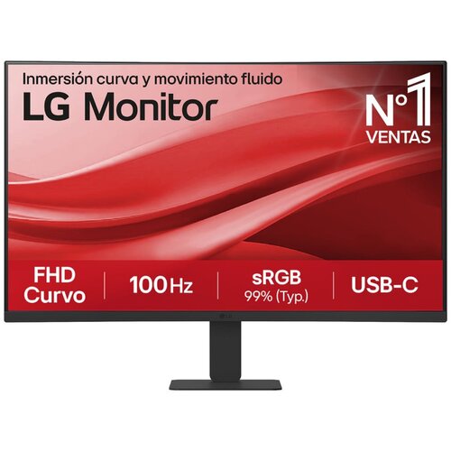 LG Monitor 68,6 cm (27,0") 27U421A-B 1920x1080 Curved 100Hz VA 5ms HDMI USB-C 15W sRGB99% HDR10, (5000136113) Cene