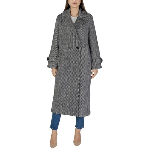 Vila VISAIA L/S COAT 14097914 Crna