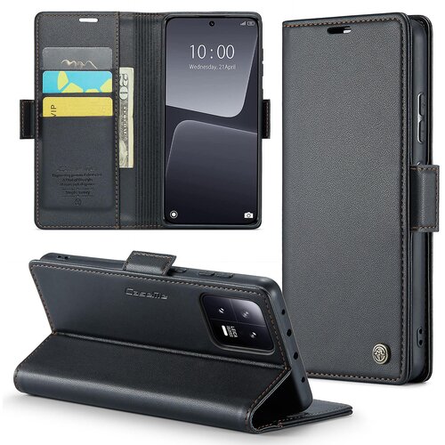 INORCO CASEME 023 Series Anti-Drop telefonska torbica za Xiaomi 13 PU usnjena prevleka, za&amp;scaron;čitna torbica z blokiranjem RFID, (22033392) Slike