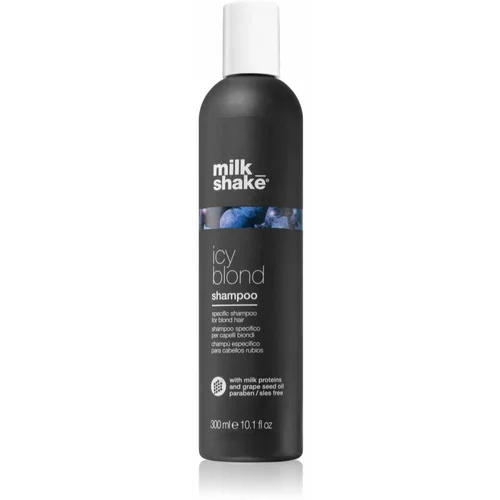 Milk Shake Icy Blond Shampoo šampon za nevtralizacijo rumenih tonov za blond lase 300 ml