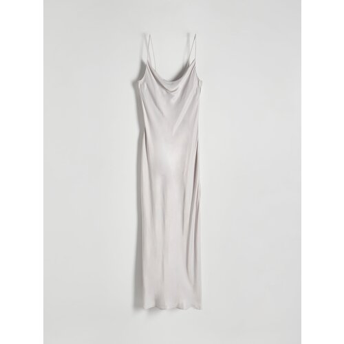 Reserved - Maxi haljina s visokim udjelom viskoze - light grey Cijene