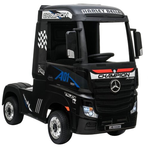 Kamion Mercedes ACTROS 4&amp;times;4 Crni (Meke gume + meko sedi&amp;scaron;te) Slike