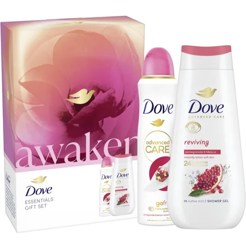 Dove Awaken darilni set Go Fresh Pomegranate & Lemon Verbena (za telo)