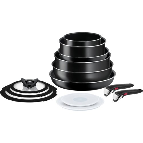 Tefal Posuđe, set 13/1, Ingenio Easy Cook N Clean - L1539843, Crno Cijene