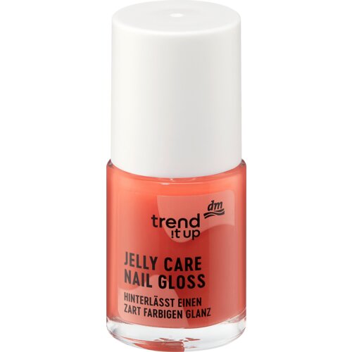 Trend !t up Jelly Care Gloss lak za nokte - 020 Peachy Ros&amp;eacute; 1 kom Slike