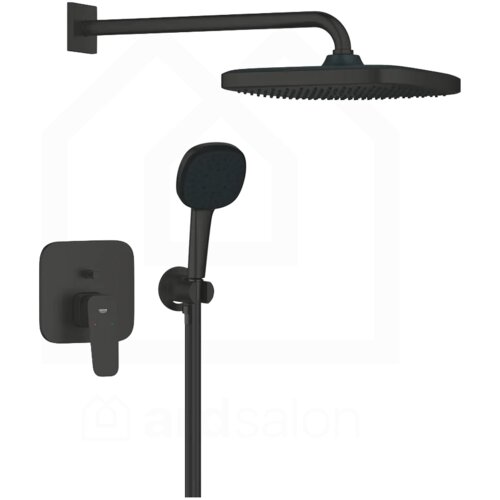 Grohe Cubeo ugradni set sa Tempesta tuš ružom 250 2F matte black 1053362430 Cene