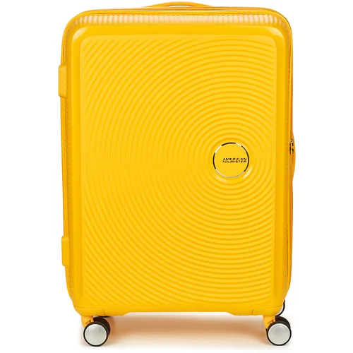 American Tourister Trdi kovčki SOUNDBOX SPINNER 67/24 TSA EXP Rumena