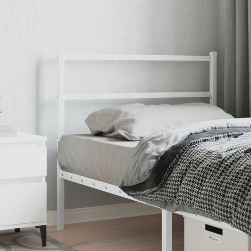 The Living Store Kovinsko vzglavje belo 107 cm - Vzglavje, (21659986) Cene