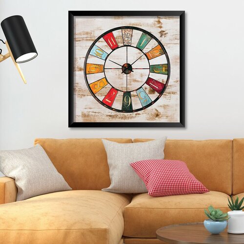 Wallity Dekorativni zidni sat STMDF14, 45x45 cm Slike