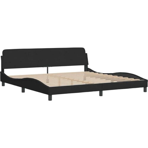  Krevet s madracem crni 200x200 cm bar&amp;scaron;unasti Slike