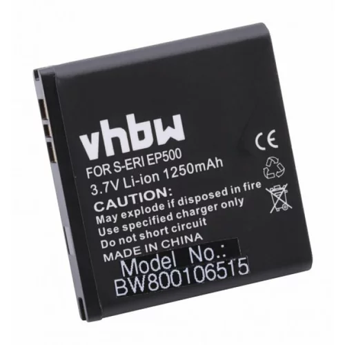 VHBW Baterija za Sony Xperia Active / Xperia Mini, 1250 mAh