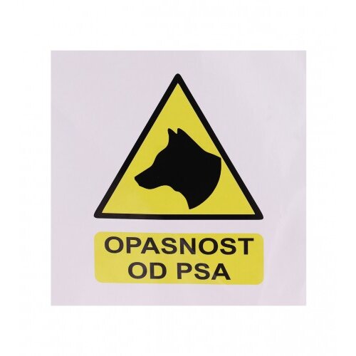 Master Naljepnica OPASNOST OD PSA 10x10cm M50887 Cijene