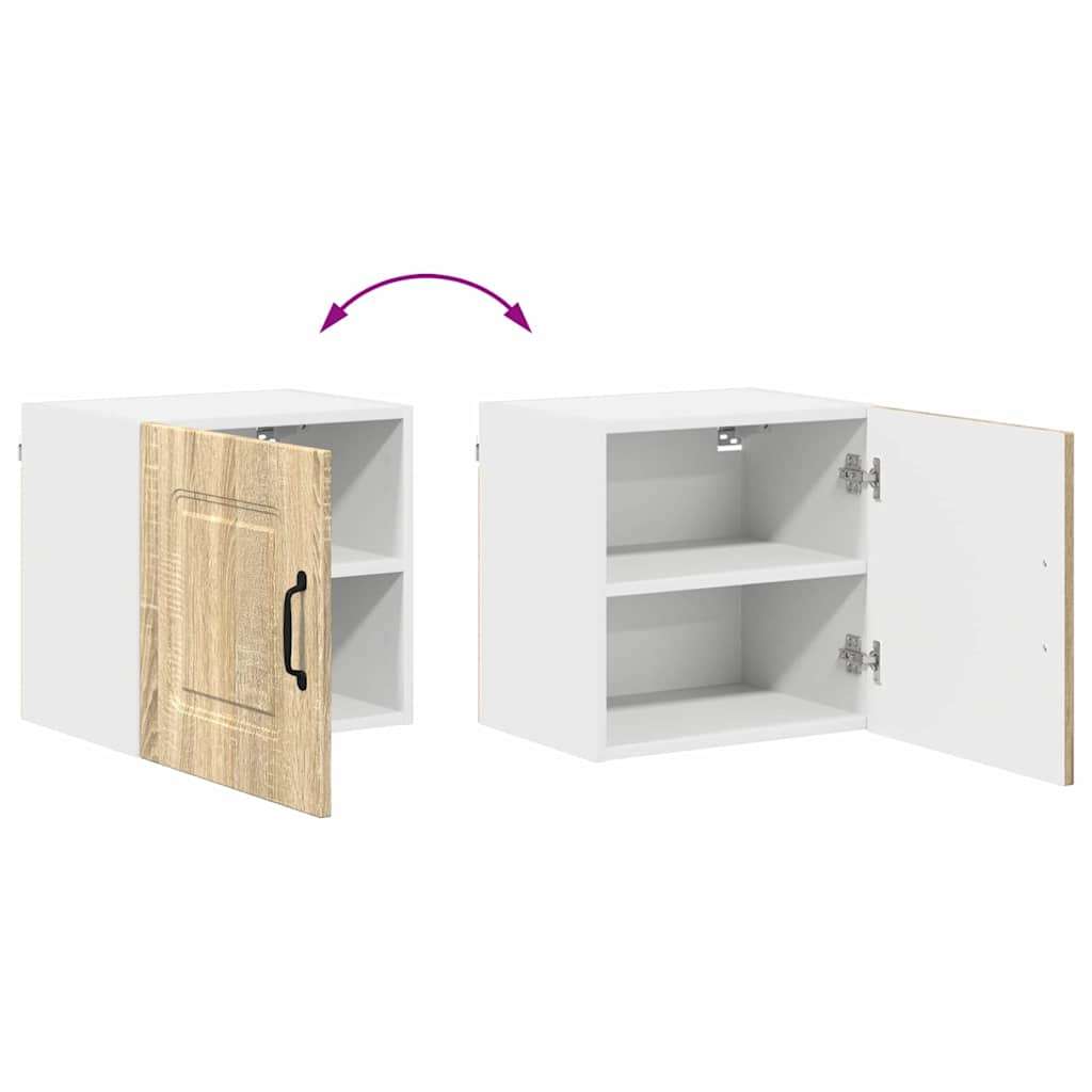  Zidni kuhinjski ormarić 2 pcs Sonoma hrast 40 x 31 x 40 cm Slike
