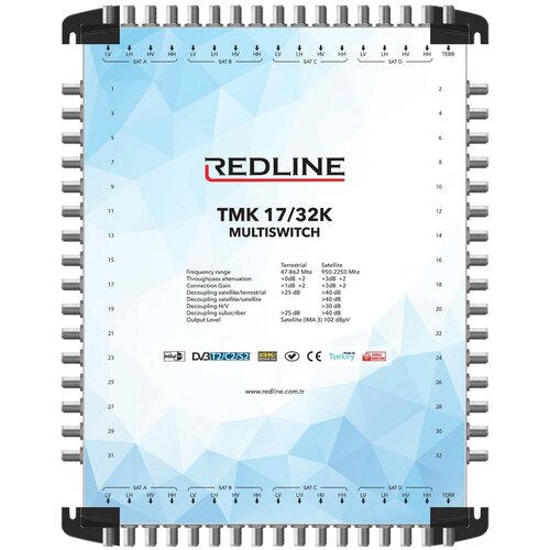 Redline Multi&scaron;alter 4 satelita na 32 utičnice,kaskadni(bez adaptera) - TMK 17/32K Cijene