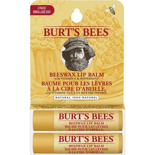 Burt&amp;#039;s Bees Beeswax Lip Balm Duo - 1 set Slike