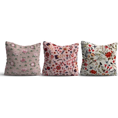Opviq set 3 jastučnice 43x43cm Šareni Cene
