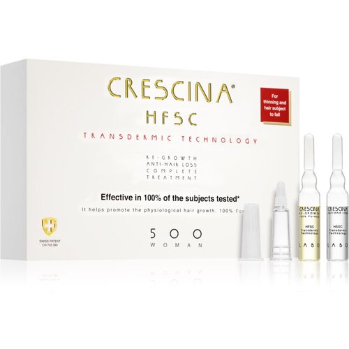 Crescina Transdermic 500 Re-Growth and Anti-Hair Loss tretman rasta kose protiv ispadanja kose za žene 20x3,5 ml Cijene