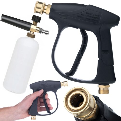 Rosfix Komplet pištola za visokotlačni čistilec 4350PSI 22mm + penilnik 1000ml za visokotlačni čistilec, (21656499) Cene