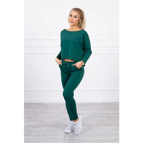 Kesi marka niezdefiniowana Set with oversized blouse green Cene