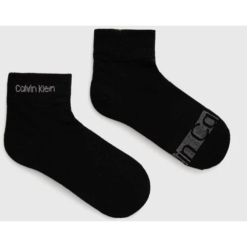 Calvin Klein Nogavice 4-pack moške, črna barva, 701229666