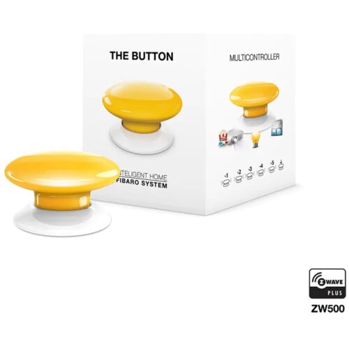 Fibaro tipka (FGPB-101-4) - rumena Slike