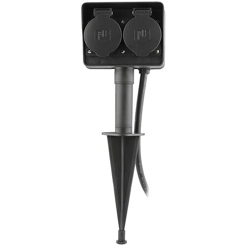 VOLTOMAT Vrtna utičnica s kabelom (2-struko, Dužina kabela: 1,5 m, IP44, 3.500 W, Visina: 33,2 cm) Cijene
