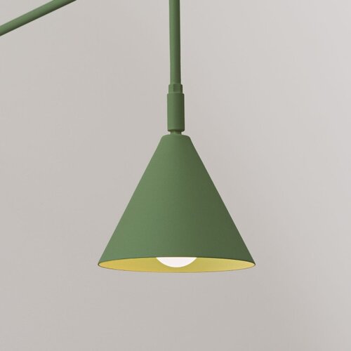 Sollux SL.1700 - zidna lampa nox 1xE14/10W/230V zelena Slike