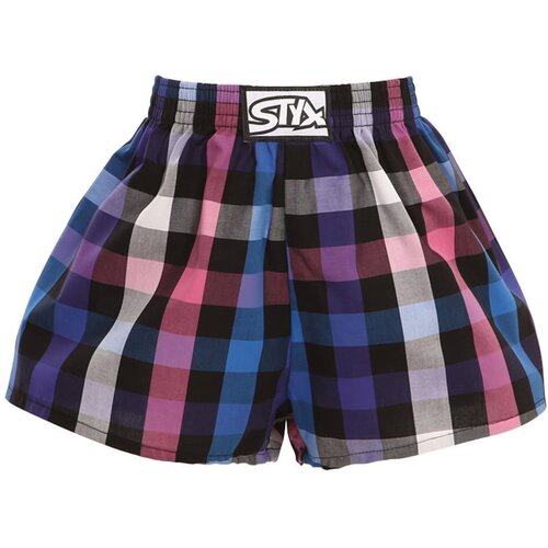 STYX Children's shorts classic rubber multicolored (J917) Slike