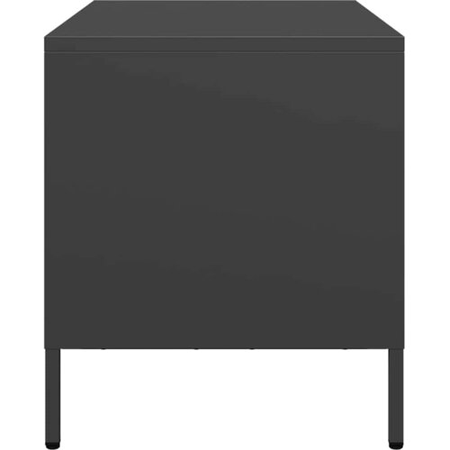  ormarić crni 68 x 39 x 43,5 cm hladno valjani čelik Slike