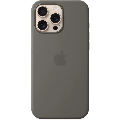 Apple iPhone 16 Pro Max Silicone Case Stone Gray, (21455966)