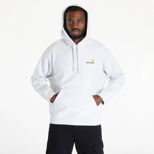 Carhartt WIP Hooded American Script Sweat Ash Heather