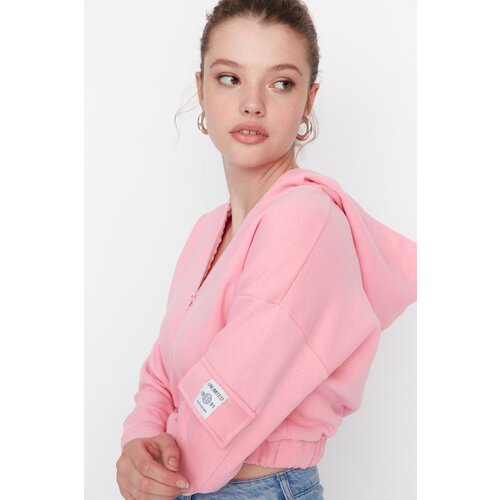 Trendyol Sweatshirt - Pink - Regular fit Slike