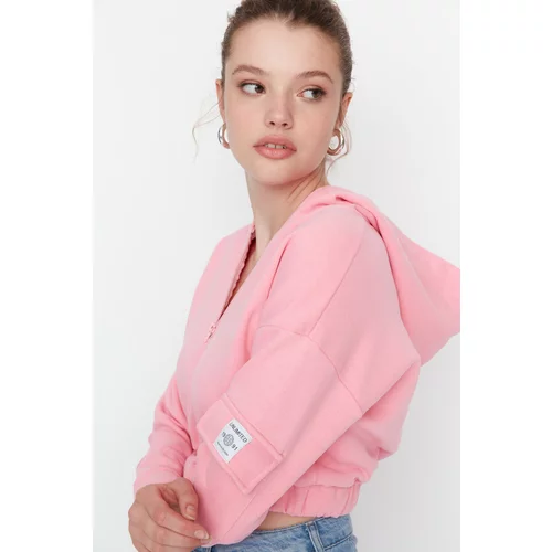 Trendyol Sweatshirt - Pink - Regular fit